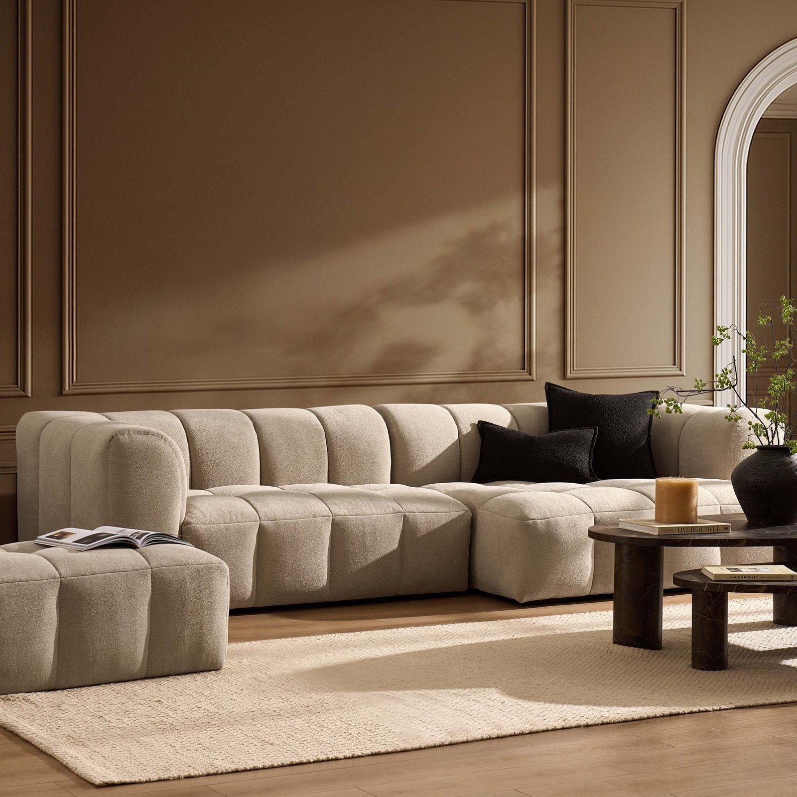 Manhattan Right Hand Chaise Sofa - Image 6