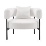 Sabrina Boucle Accent Chair