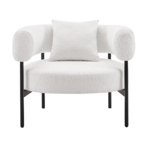 Sabrina Boucle Accent Chair
